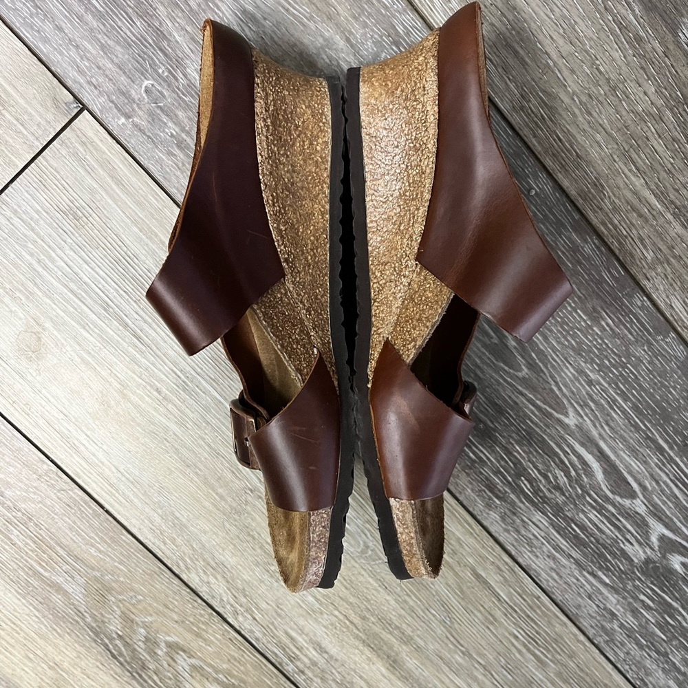 Birkenstock Papillio Emina Wedge Two Strap Sandal